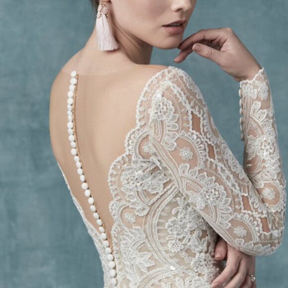 Maggie Sottero Mallory Dawn Size 12 - Picture 3 of 6